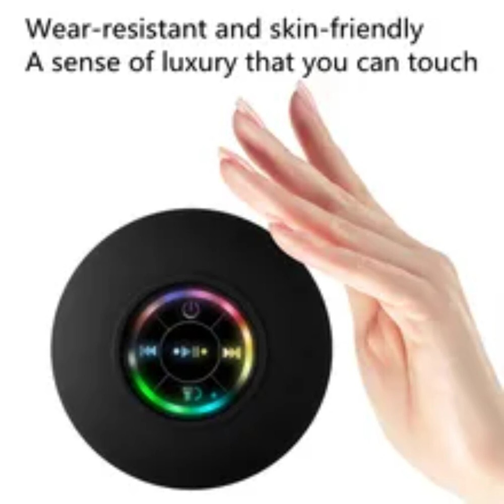 BTS-07 LED Colorful Light IPX4 Waterproof Wireless Bluetooth Speaker - Picture 5 of 8